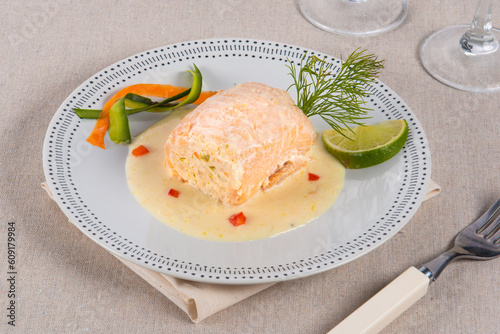 Tableau sur toile PAUPIETTE SAUMON
