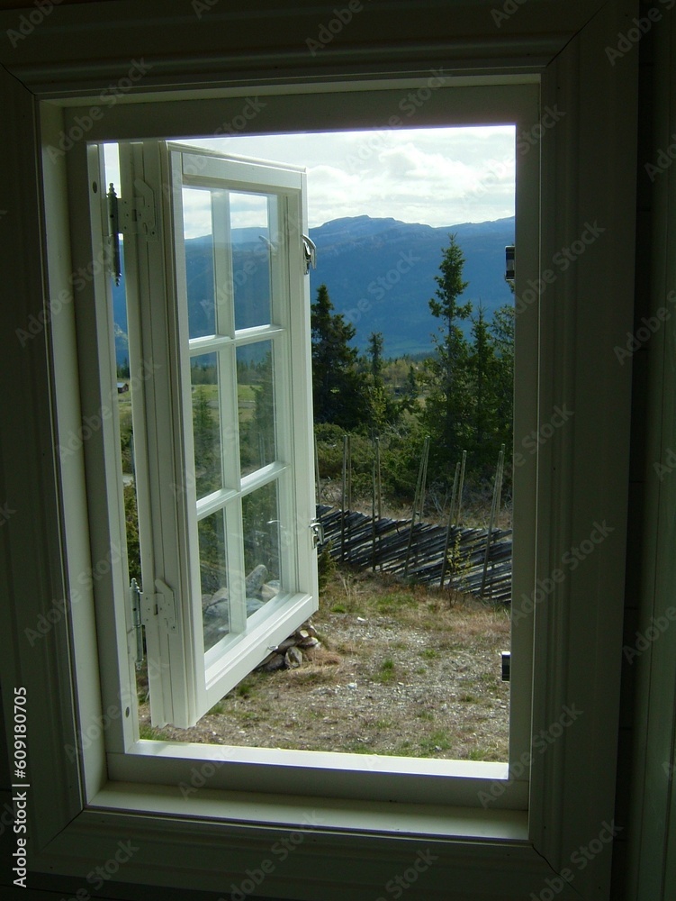 Open window with a view