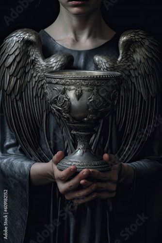 Silver Cup/|Holy Grail. Generative AI. 