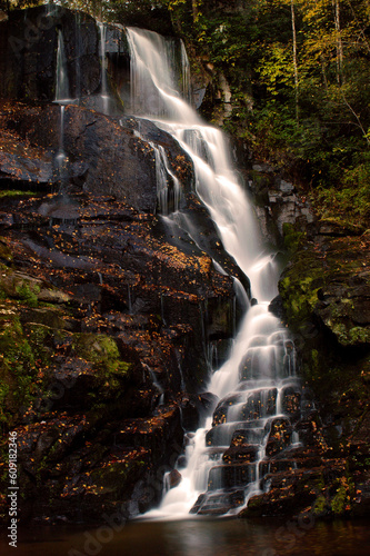 Eastatoe Falls on the Shoal Creek in Transylvania County, North Carolina. photo