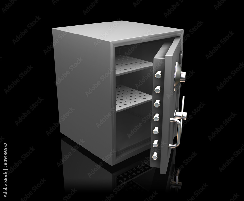 3D render of a bank safe 3D render of a bank safe
