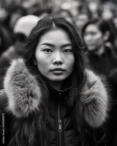 Fictional Mongolian demonstrator