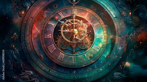 The clock of universe. Generative AI