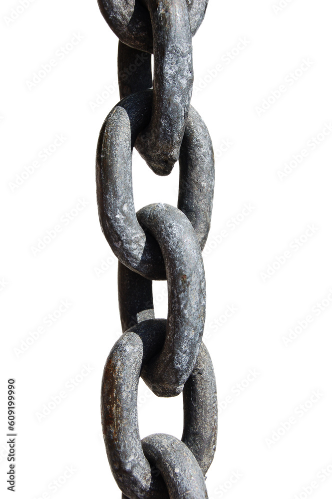 Isolated chain with clipping path Isolated chain with clipping path