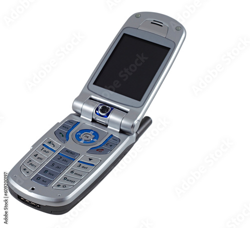 Wallpaper Mural Generic Mobile phone with camera, isolated on white, blank screen Torontodigital.ca