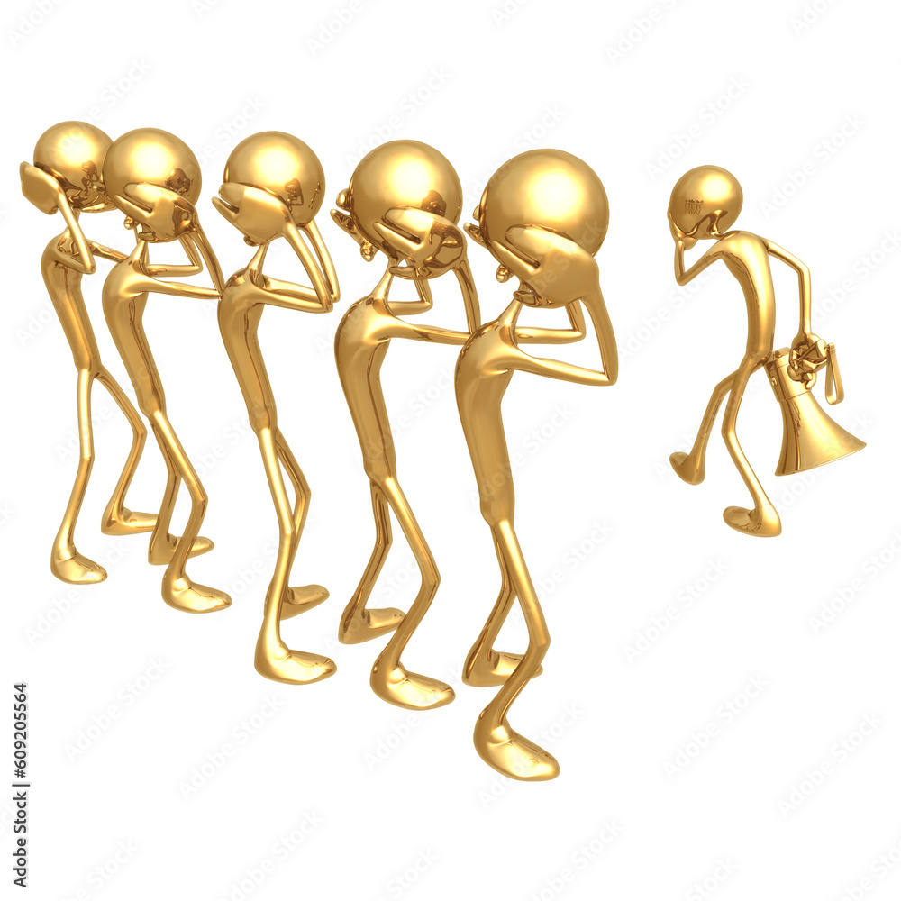 Obraz premium Hear No Speaker