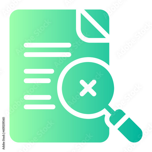 audit gradient icon