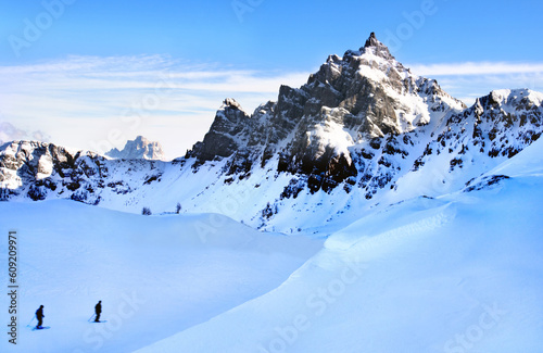 Mountain top in the Dolomiti mountains