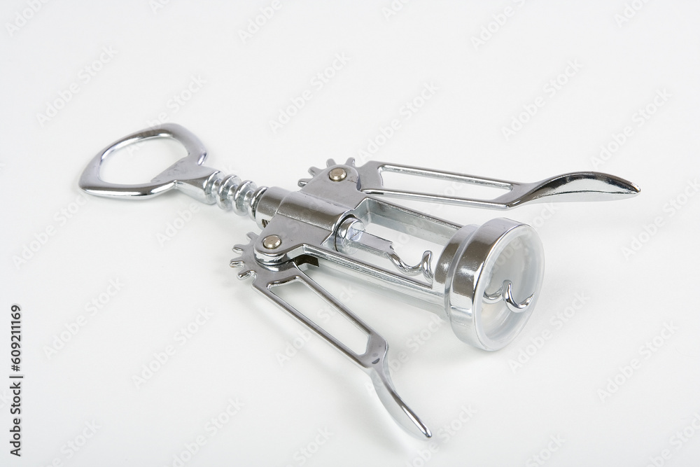 corkscrew isolated on a white background