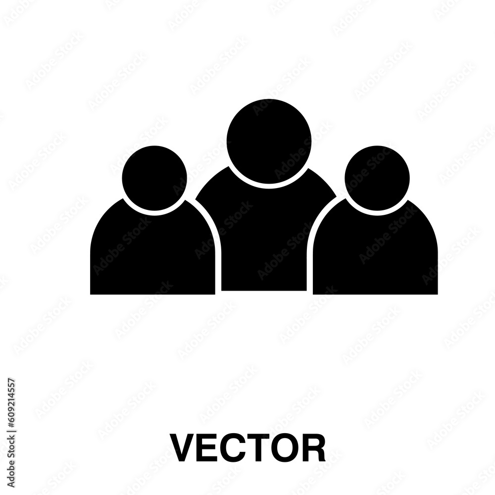 people icon vector flat illustration on white background..eps people icon vector flat illustration on white background..eps