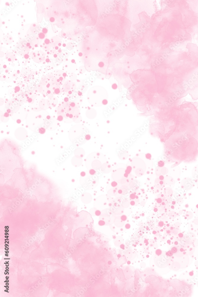 Beautiful wallpaper HD splash watercolor multicolor blue pink, pastel color, abstract texture background. For google slides/lettering background. Rainbow color, sky, brush strokes wash, Galaxy style