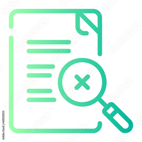 audit gradient icon