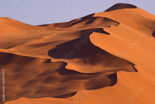 Busy dune in Namibia on the way to Sossusvlei