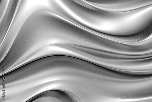 Abstract silver background, ai generative