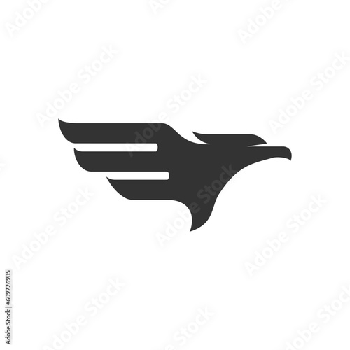 eagle logo template. Icon Illustration Brand Identity. Isolated and flat illustration. Vector graphic
