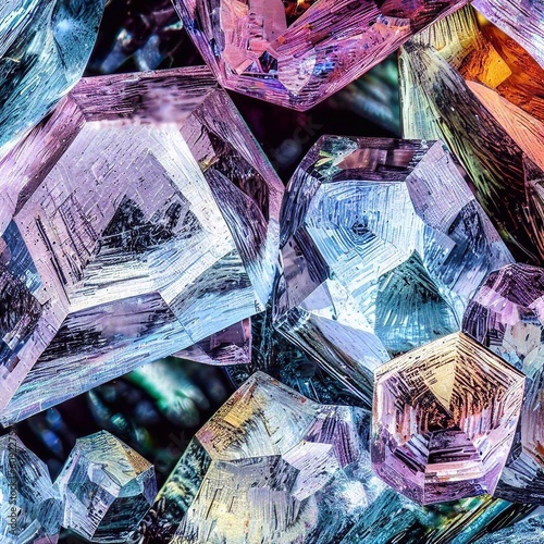 Crystalized Gemstone Texture