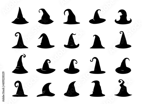 magic hat, wizard hat, witch hat for Halloween decoration