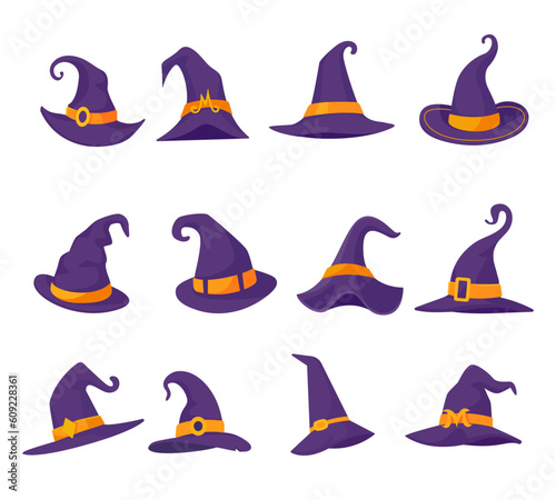 magic hat, wizard hat, witch hat for Halloween decoration