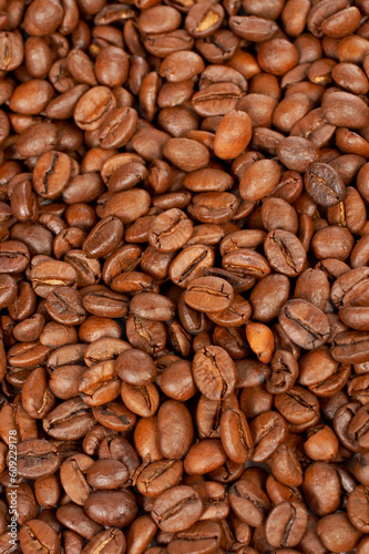 A tasty and aromatic coffee beans background