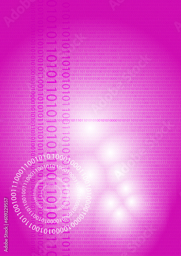 Obraz na plátně A digital background with a nod to computer networks