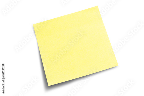 Yellow post-it note waiting for your message © Designpics