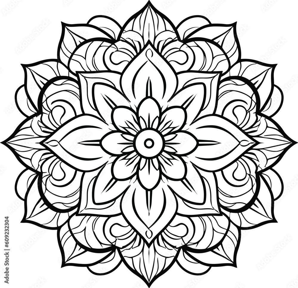 Vector mandala design, illustration mandala Vector mandala design, illustration mandala