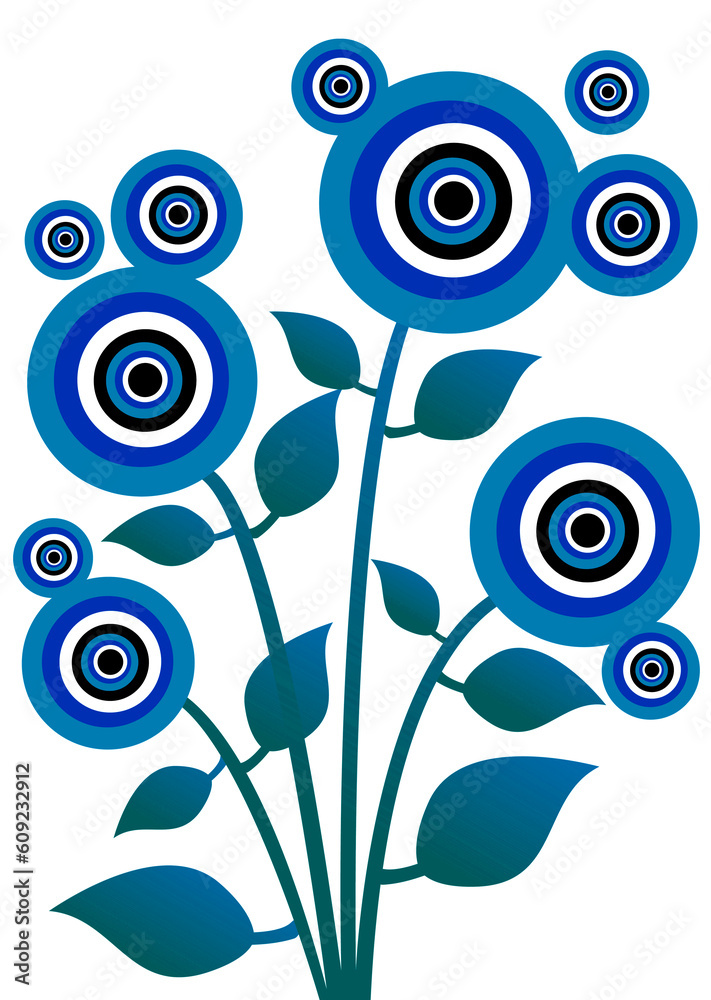 Naklejka premium a photo of flower illustration