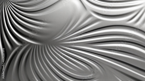 Metal Silver Background Texture - Silver Metallic Backdrop - Wallpaper Silver Metal Pattern Texture created with Generative AI Technology