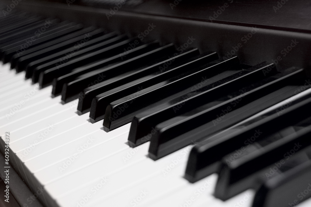 Piano Key Closeup Shallow depth of field Piano Key Closeup Shallow depth of field
