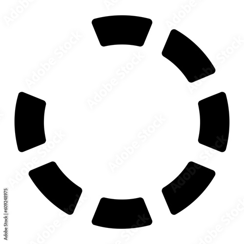 loading glyph icon