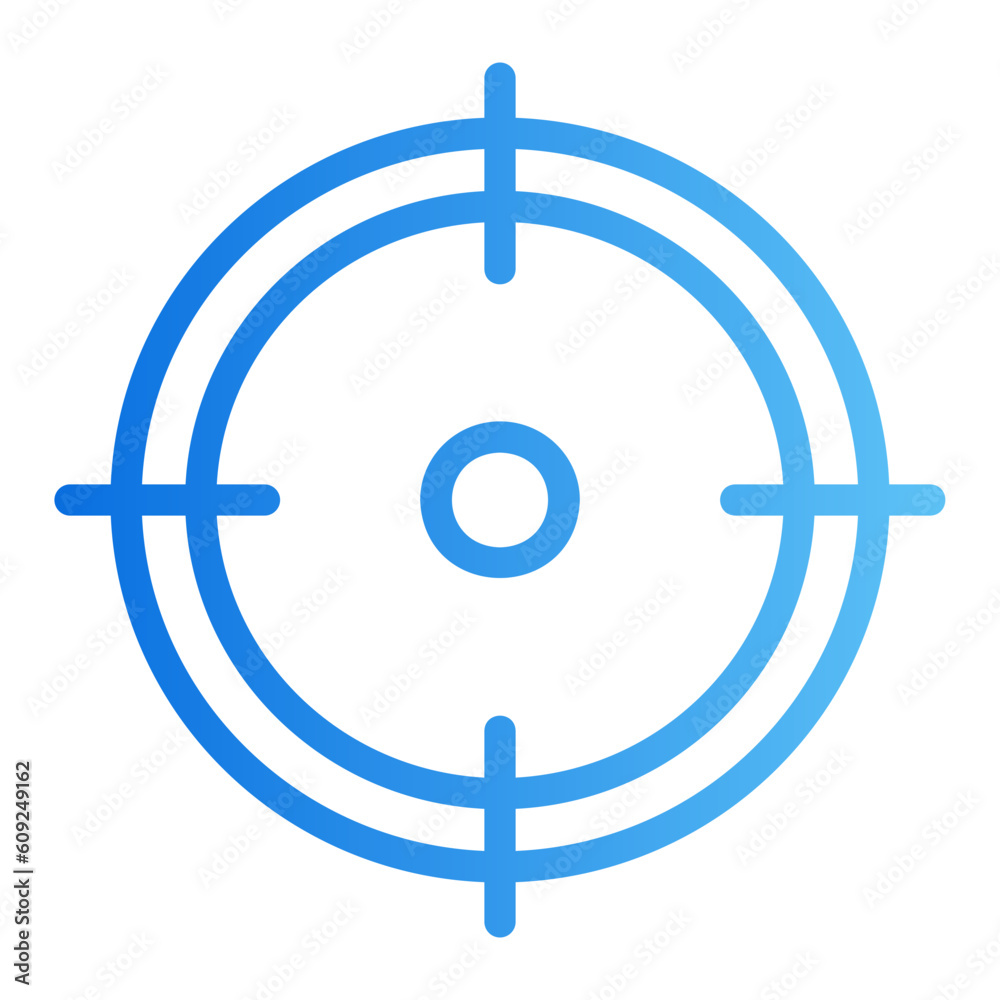 target gradient icon target gradient icon
