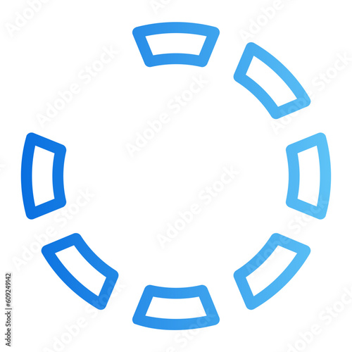 loading gradient icon