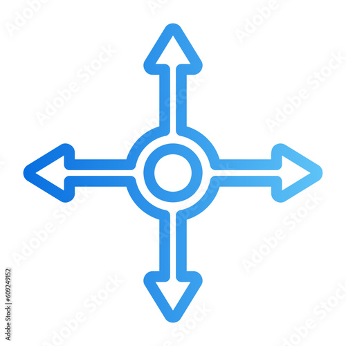 move gradient icon