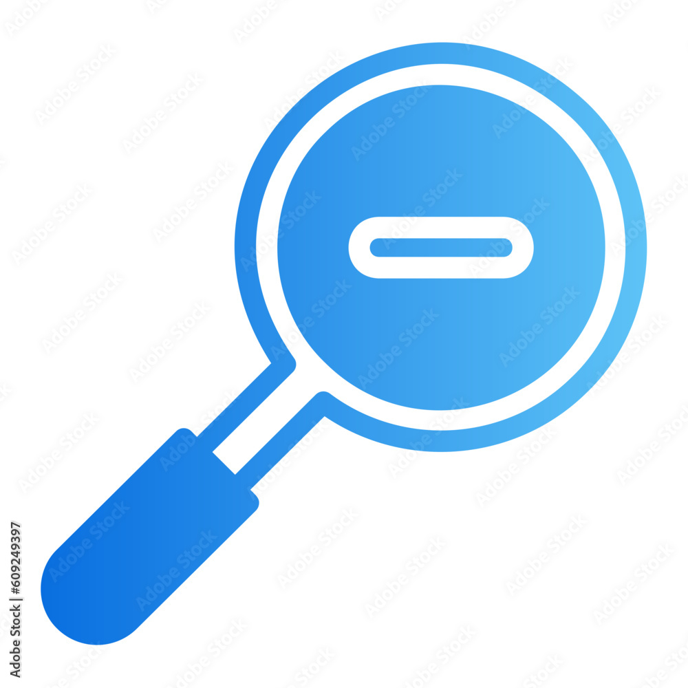 zoom out gradient icon zoom out gradient icon