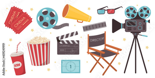 Cinema elements set