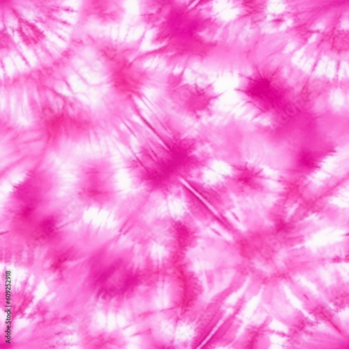 Hot Pink Tie Dye Texture Seamless Pattern [Generative AI]
