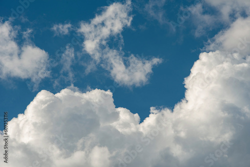 blue sky with clouds