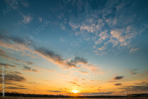 sunset in texas