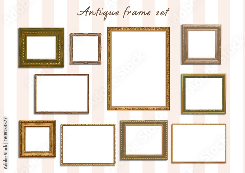 Antique frame set