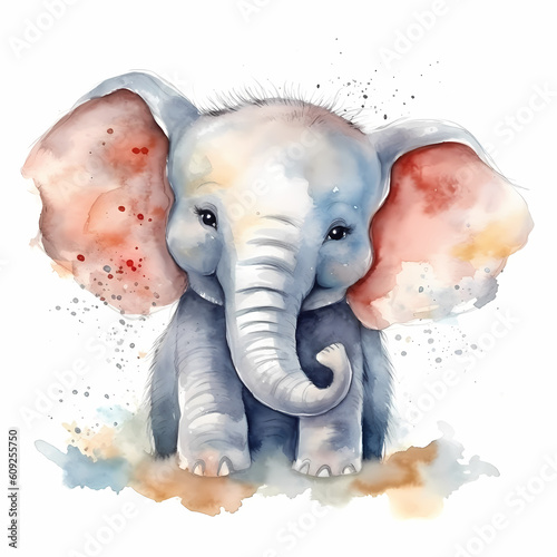 Elephant Water color