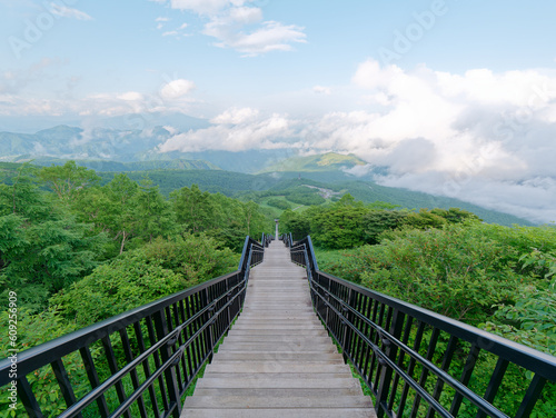 日光・霧降高原の天空回廊からの眺望	