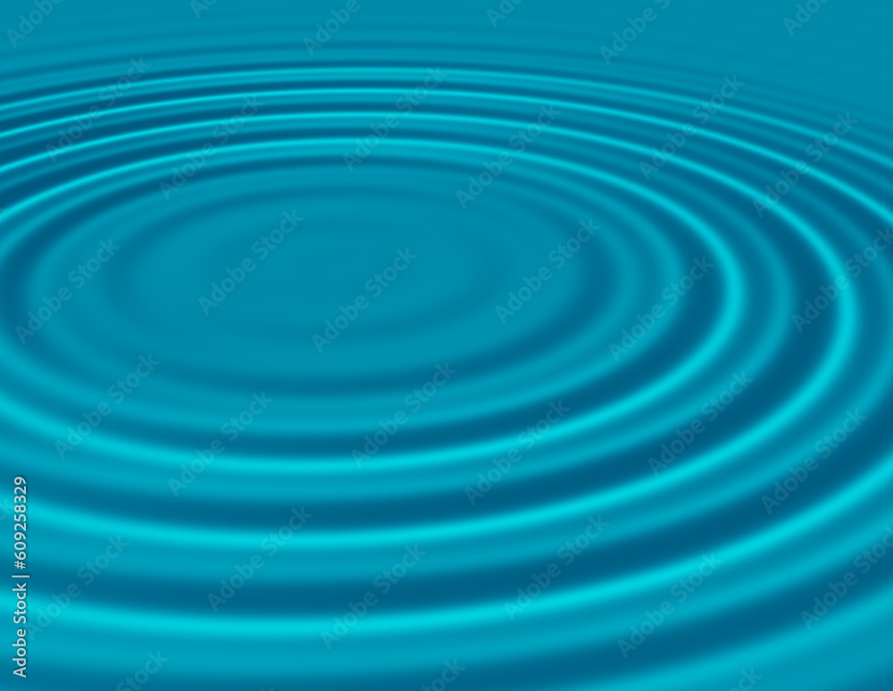 Smoothly 3d Image Of Circular Waves Expanding Smoothly 3d Image Of Circular Waves Expanding
