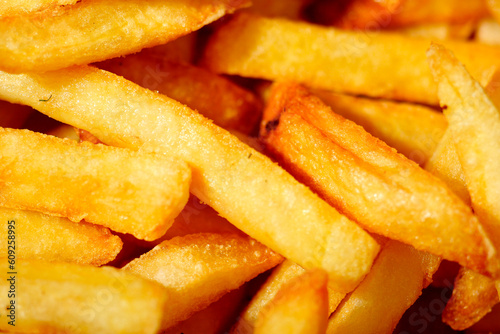 close up photograph of french frie or chips