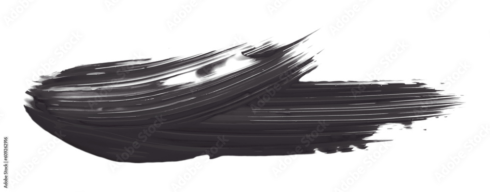 Shiny black gray brush watercolor painting isolated on transparent background. watercolor png Shiny black gray brush watercolor painting isolated on transparent background. watercolor png