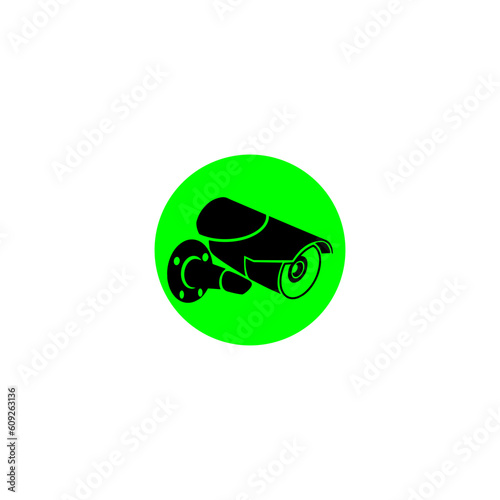 Security Camera Icon Vector Template Illustration Design. Illustration of black icon for an illustrated CCTV .,Video surveillance security cameras pictograms set isolated .