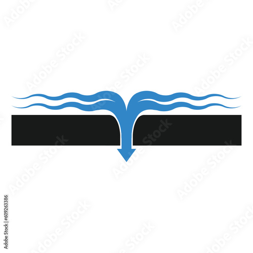 sewer icon vector