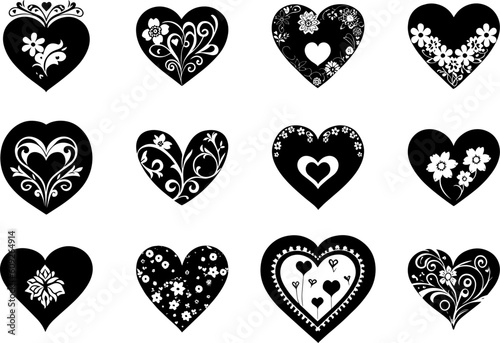 I made various heart shapes