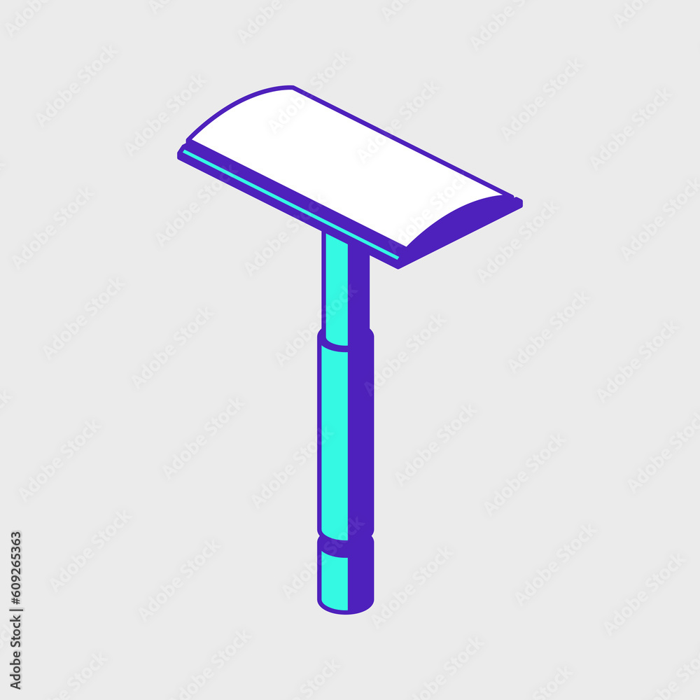 Safety Razor isometric vector illustration Safety Razor isometric vector illustration