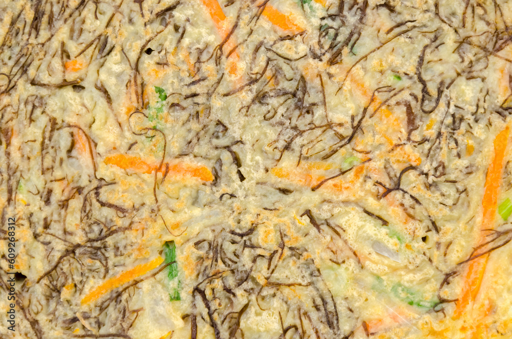 Obraz premium 太もずくの薄焼き