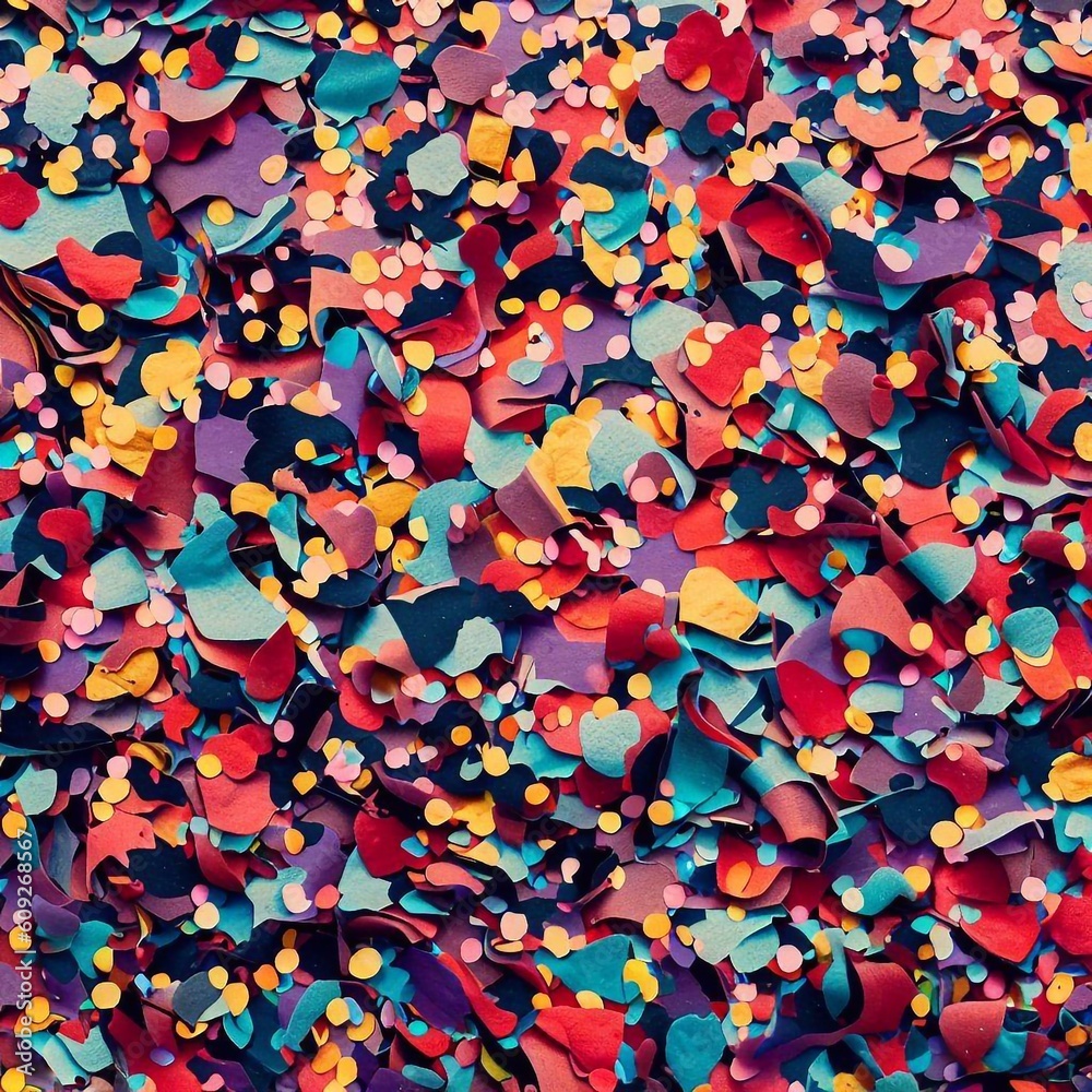 Abstract Confetti Texture